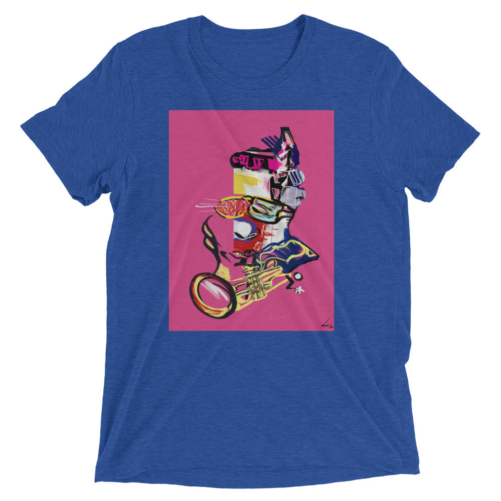 Miles Davis Pink Aura - Short sleeve t-shirt