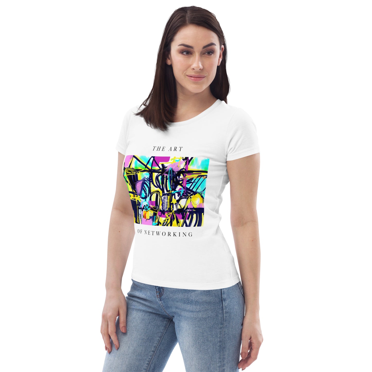 Art of Networking - Women's fitted eco tee